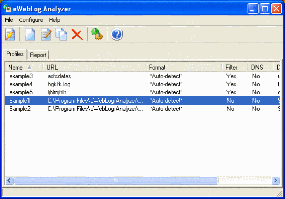 The Screenshot of user interface.