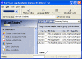 The Screenshot of Surfstats Log Analyzer.