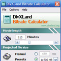 DivXLand Bitrate Calculator