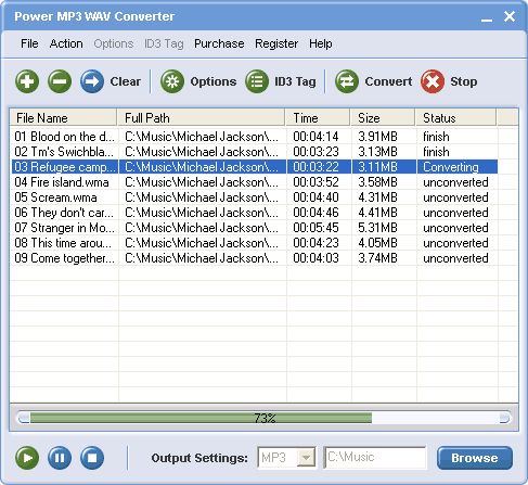 !1 Power MP3 WAV Converter