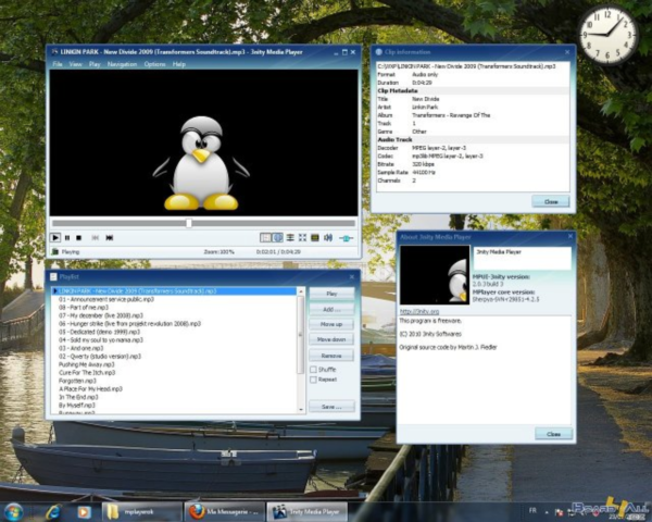 3nity Media Player Portable