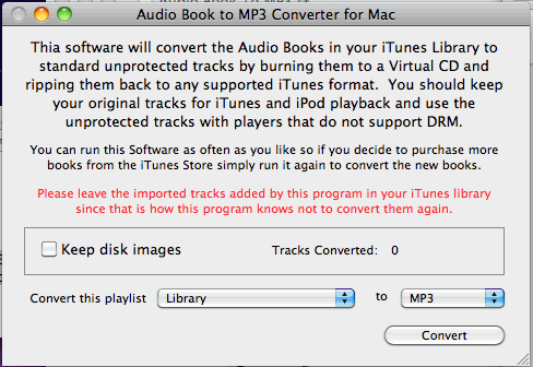 Audio Book Converter for Mac