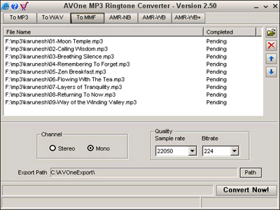 AVOne MP3 Ringtone Converter