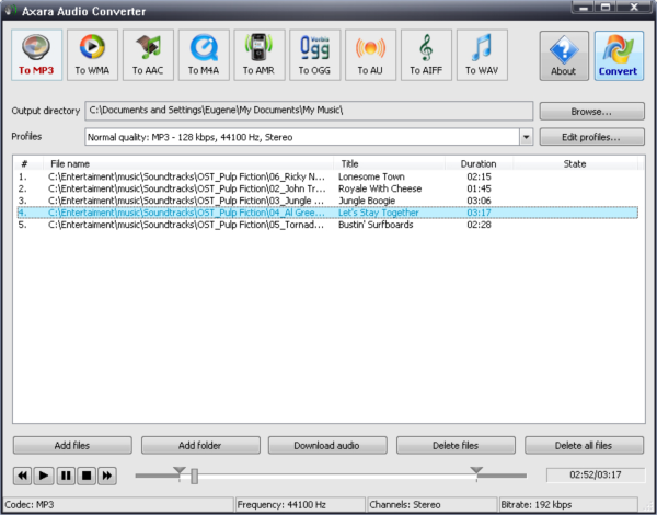 Axara Audio Converter