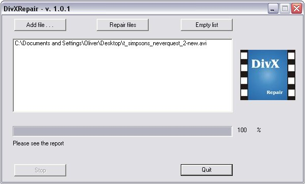 DivXRepair