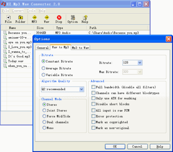 EZ Mp3 Wav Converter