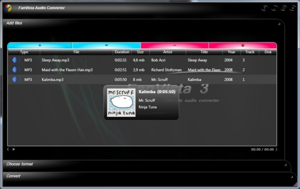 FanVista Audio Converter