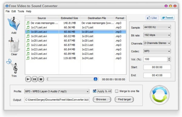 Free Video to Sound Converter