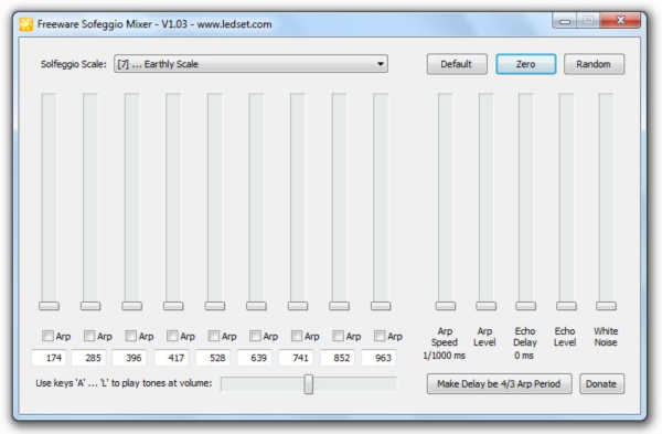 Solfeggio Mixer