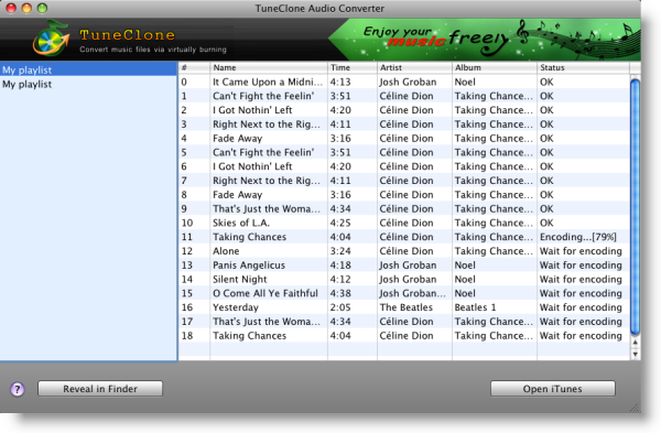 TuneClone Audio Converter for Mac
