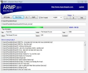 ARMP - A Random Music Player