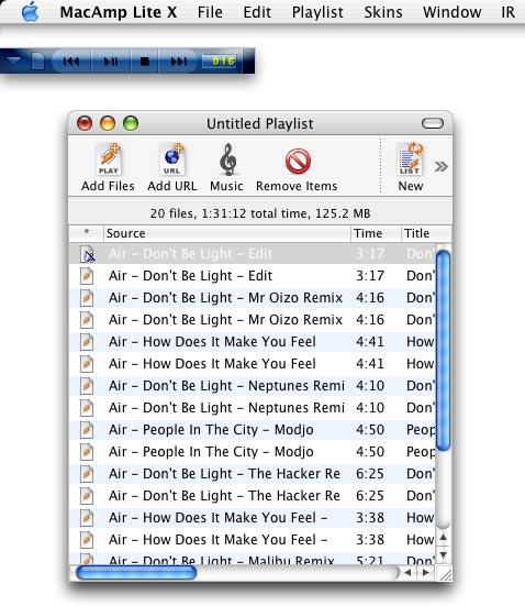MacAmp Lite X for Mac
