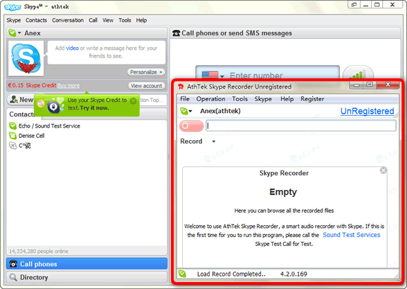 AthTek Skype Recorder