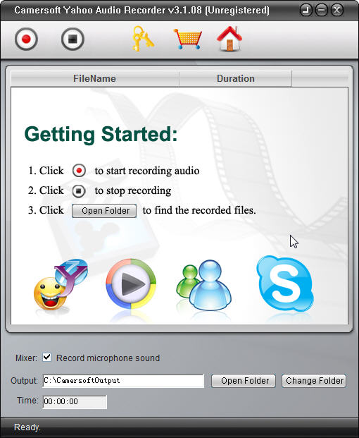 Camersoft Yahoo Audio Recorder