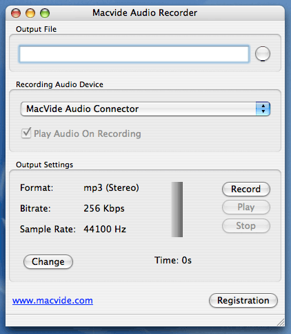 Macvide Audio Recorder