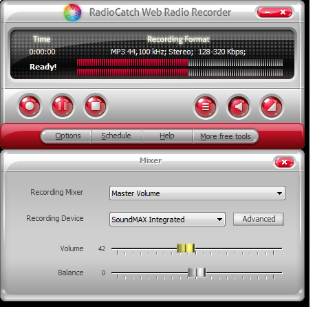 RadioCatch Web Radio Recorder