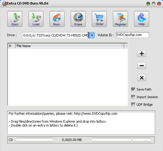 Extra CD/DVD Burner Free