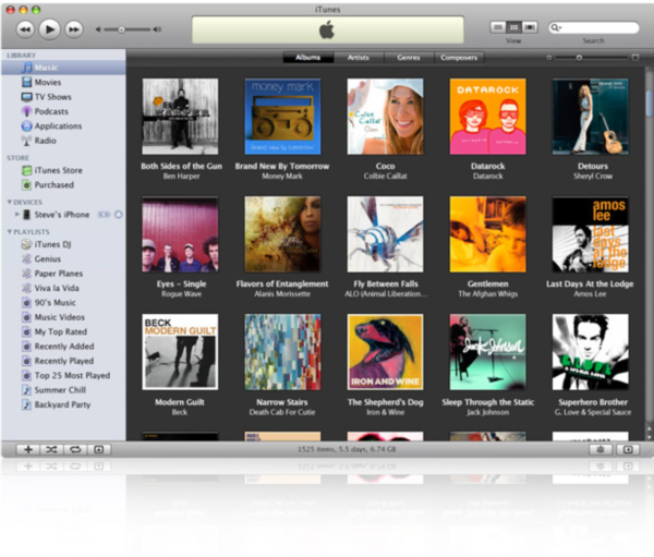 iTunes for Mac