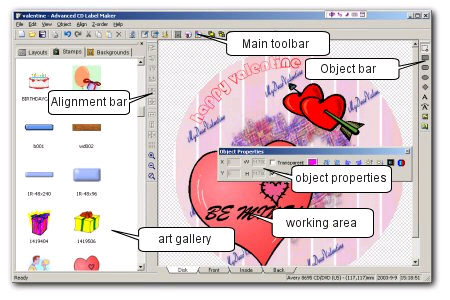 Cd Dvd Label Design Software 2 4 Screenshots
