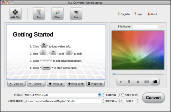 FLV Converter for Mac