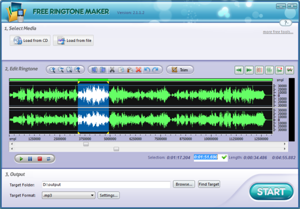 Free Ringtone Maker Platinum