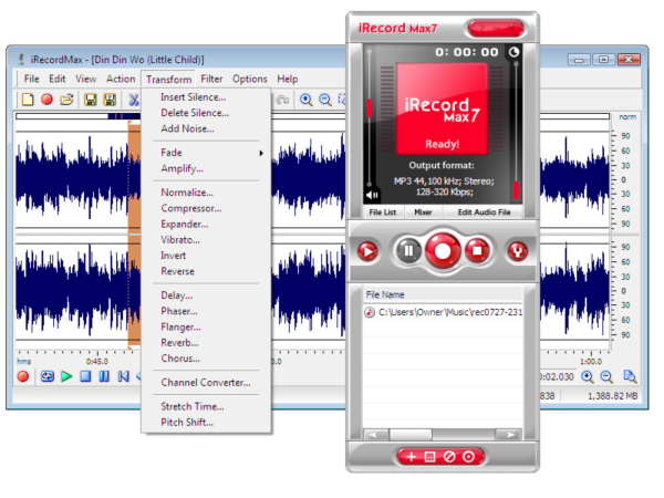 iRecordMax Sound Recorder 2010