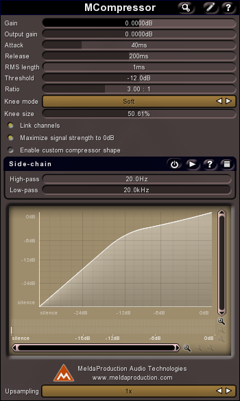 MCompressor, free VST plugin