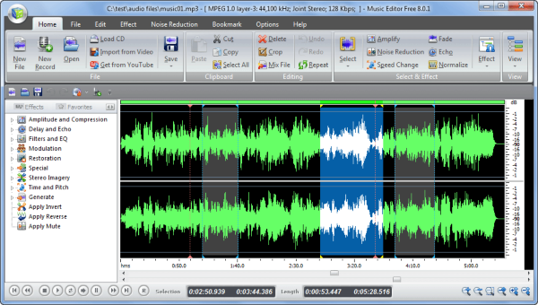 Music Editor Free 2010