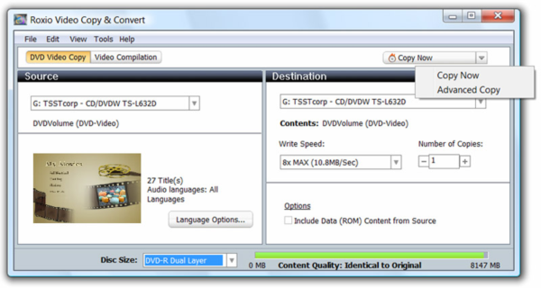 Roxio Easy DVD Copy