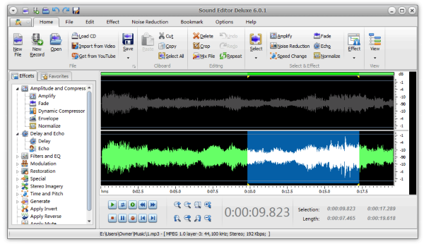 Sound Editor Deluxe (SDE) 2011