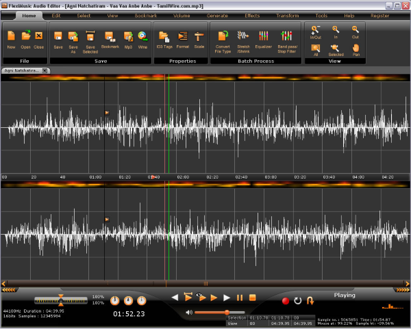 FlexiMusic Audio Editor