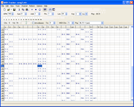 MIDI Tracker