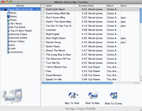 4Media iPod to Mac Transfer