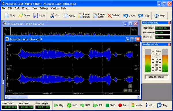 Acoustic Labs Audio Editor