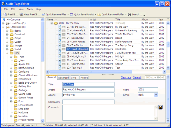 Audio Tags Editor