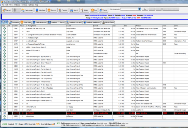 Dupe Eliminator for iTunes