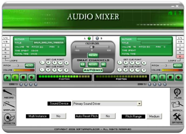 Free Audio Mixer