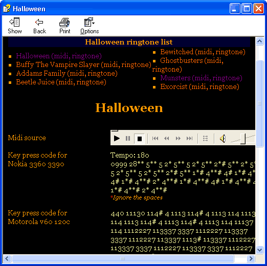 Halloween Ringtone XE