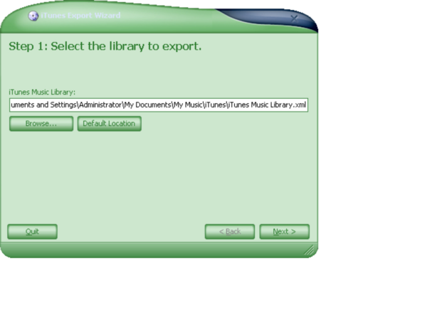 iTunes Export Wizard