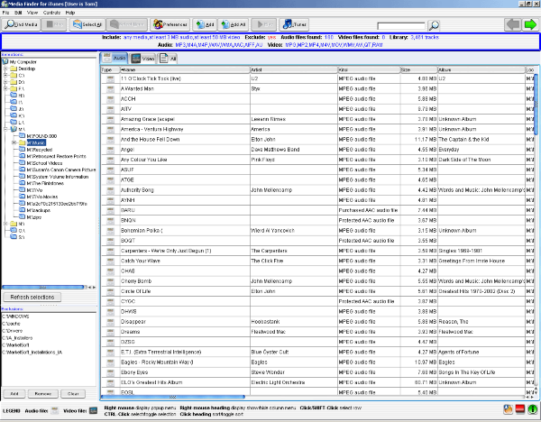 Media Finder for iTunes