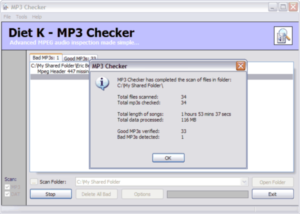 MP3 Checker