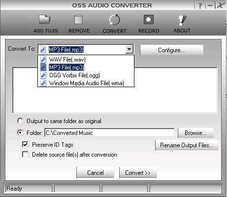 OSS Audio Converter