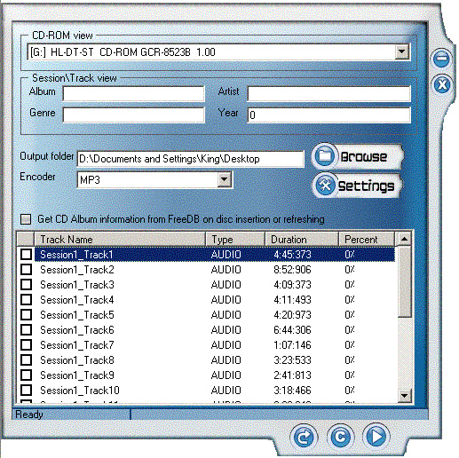 OSS CD Ripper N' ID3V2 Tag Editor