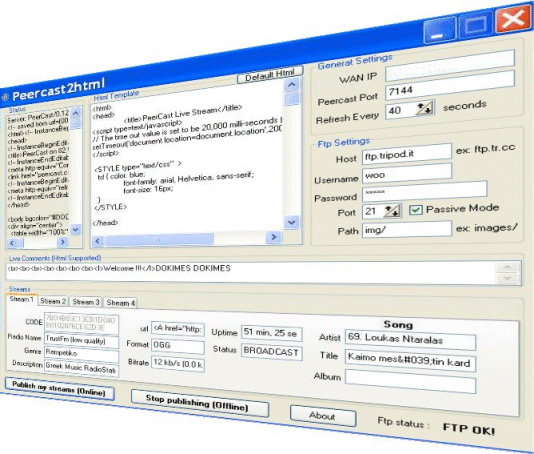 Peercast2Html