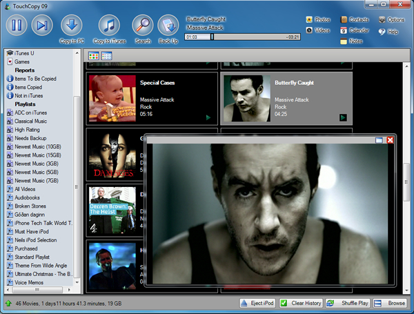 TouchCopy iPod Transfer
