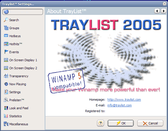 TrayList