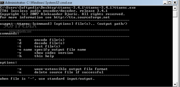 TTA Lossless Audio Codec