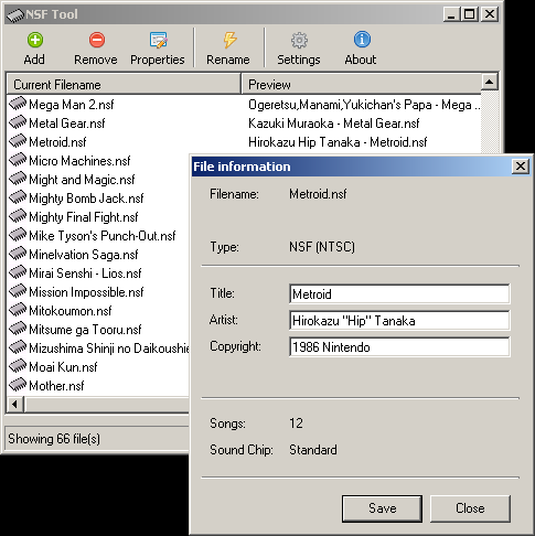 NSF Tool