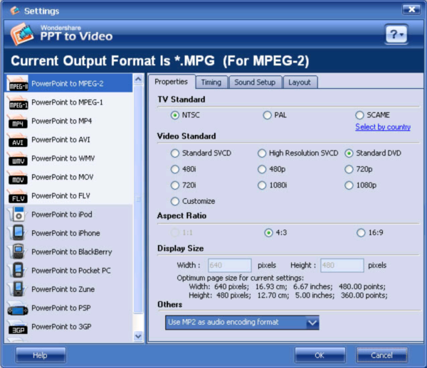 Wondershare PPT to Video