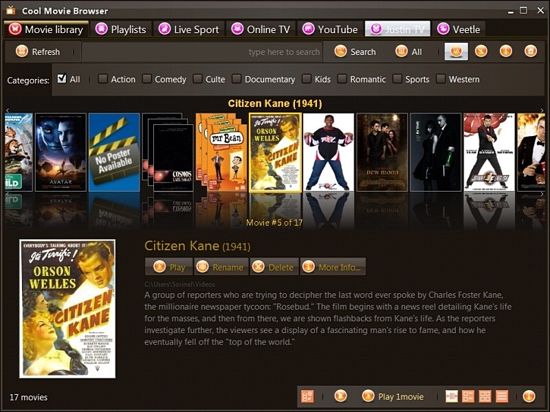 Cool Movie Browser 2.7.120304 Free Download